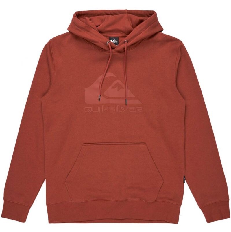 MIKINA QUIKSILVER Cop Logo - hnědá -