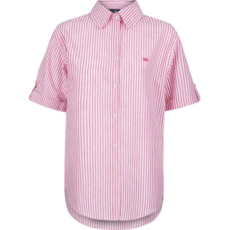 Jimmy Sanders Halenka pink / bílá 109088242