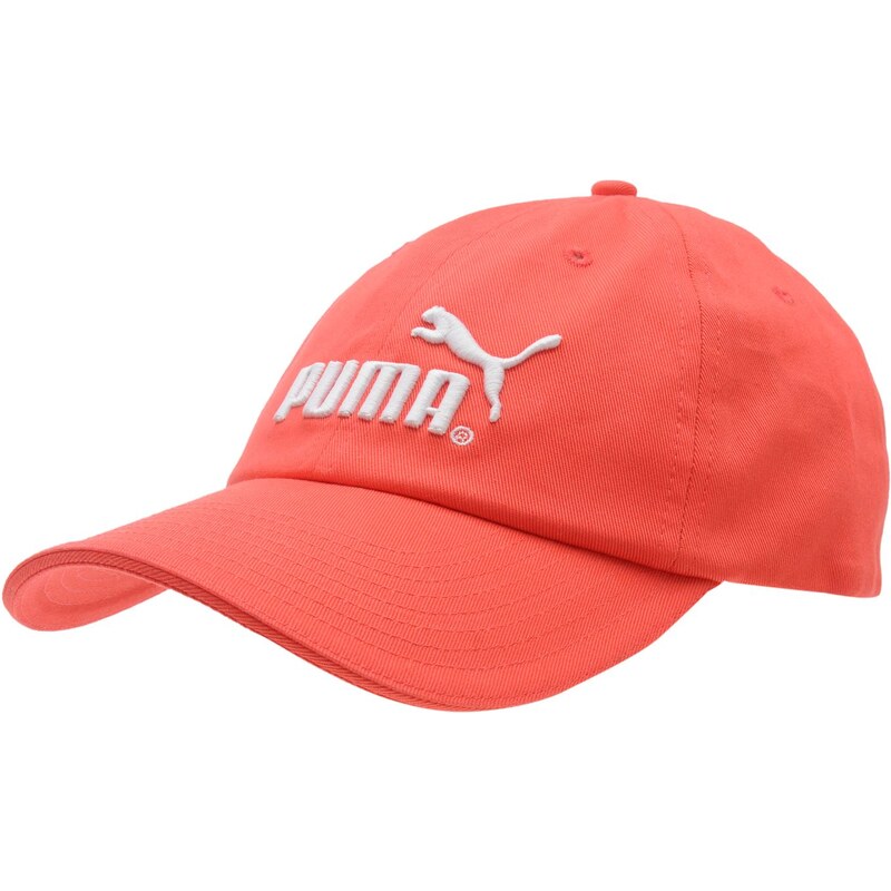 Kšiltovka Puma logo pán. růžová/bílá