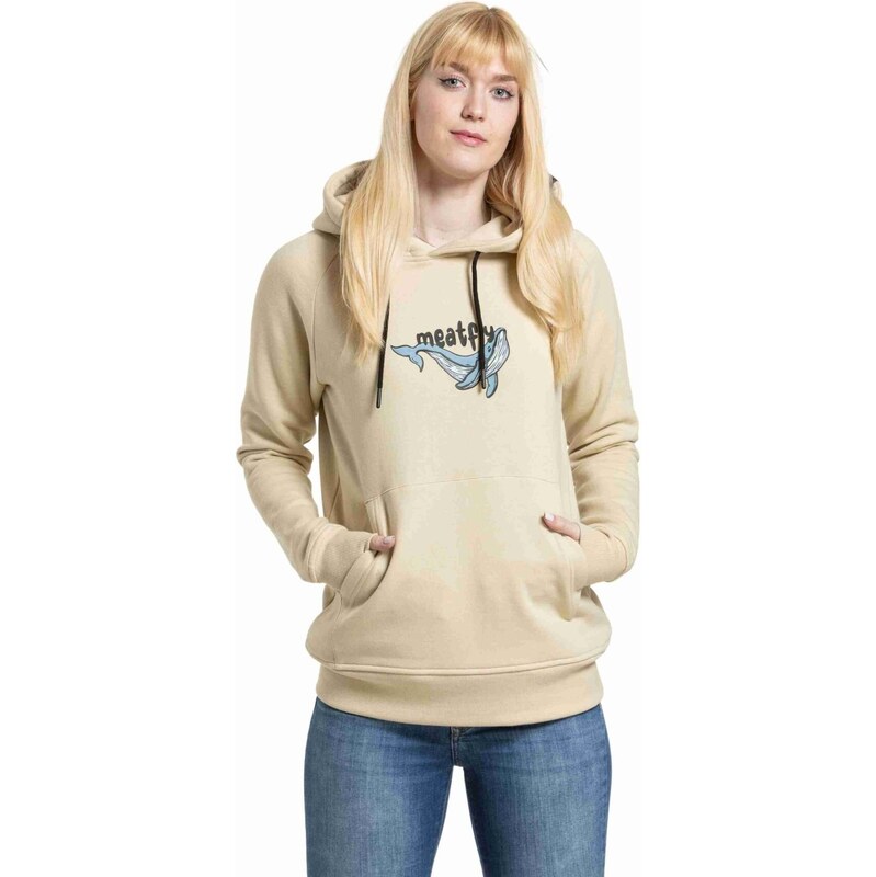Meatfly dámská mikina Watani Beige Whale | Písková