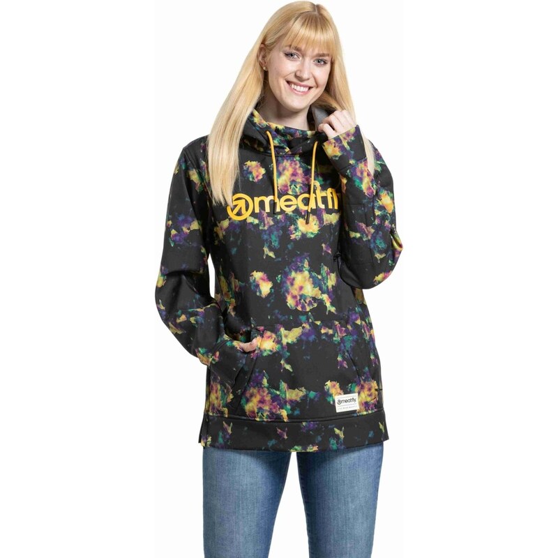Meatfly dámská softshell bunda Alita Dark Aquarel | Mnohobarevná
