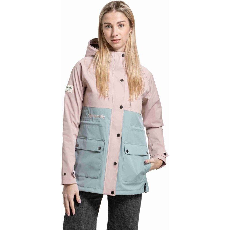 Meatfly dámská street bunda Xita Slate / Maue | Růžová
