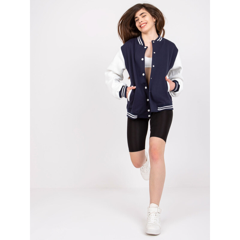 BASIC Modro-bílý bomber Menorca -EM-BL-722.44P-navy-white