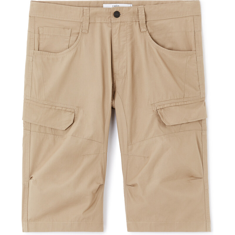 Celio Plátěné kraťasy Bocourtbm1 - Pánské