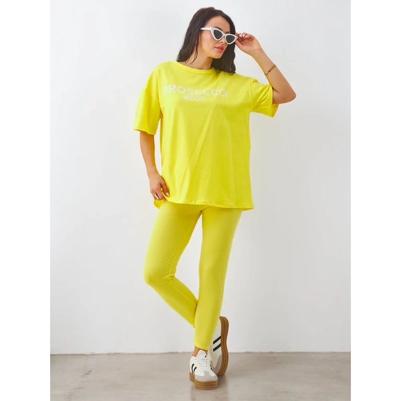 Resti Cotton womens set with short sleeves and leggings 108963522