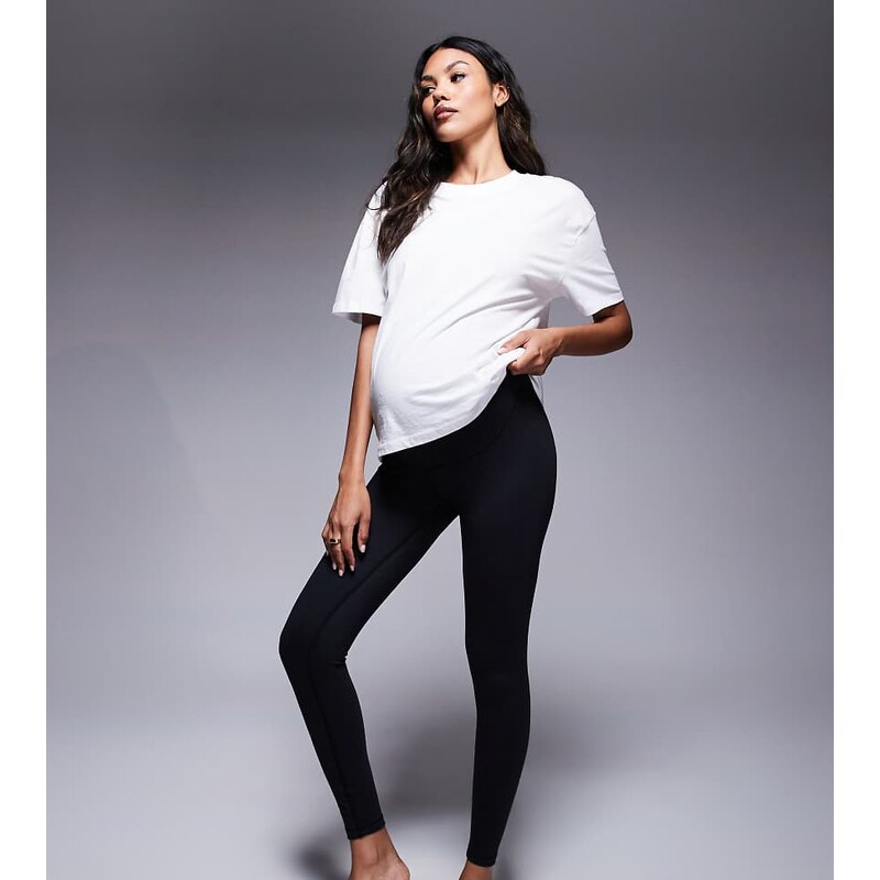 4505 Maternity Icon soft touch high waist yoga legging in black 105626804