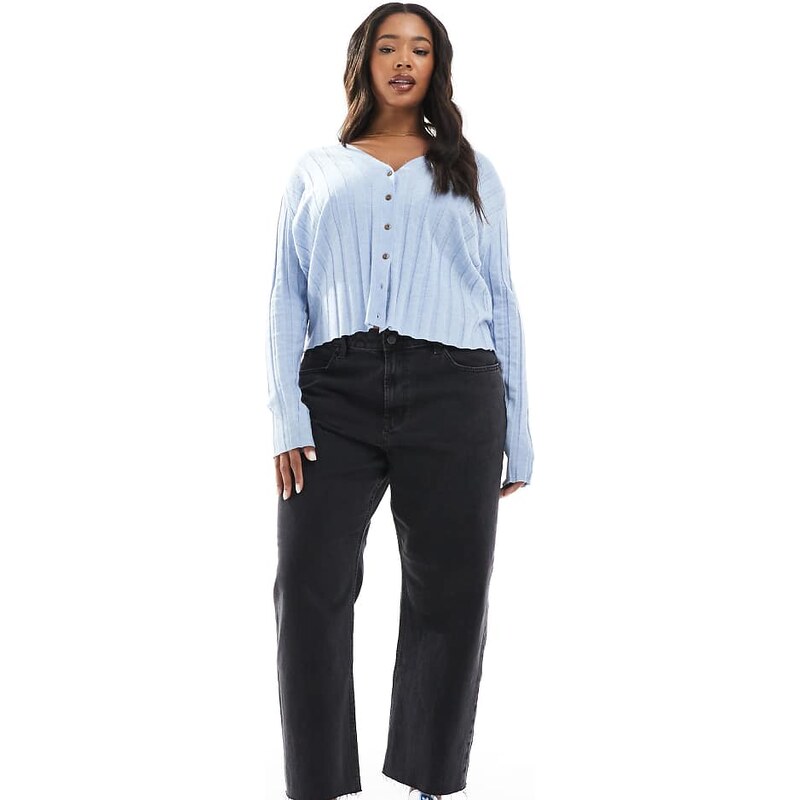 ASOS Curve ASOS DESIGN Curve ankle grazer comfort stretch straight leg 106624848
