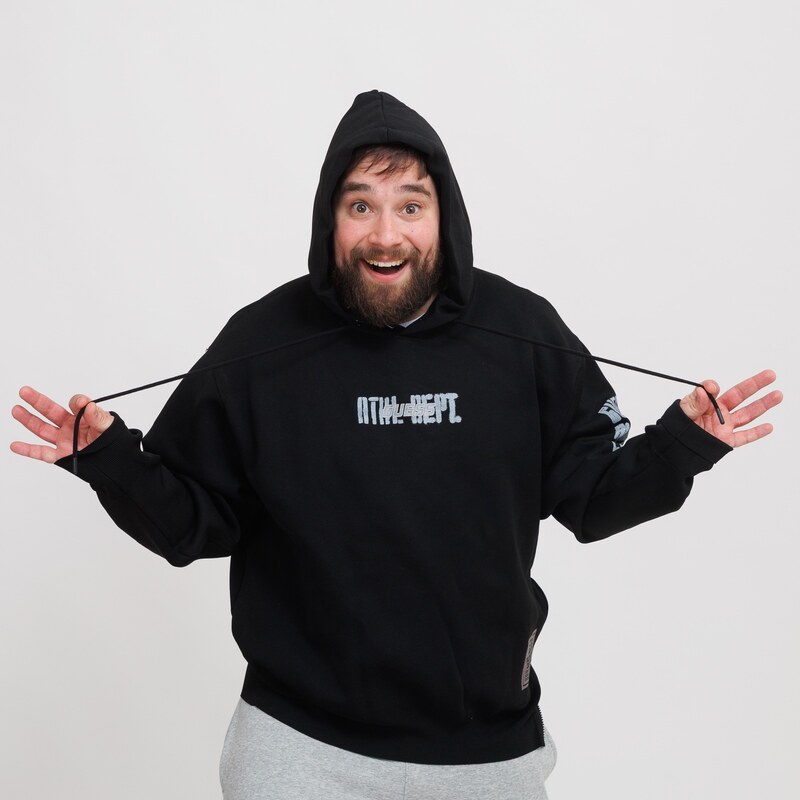 Guess Midho Hoodie Sweatshirt BLACK