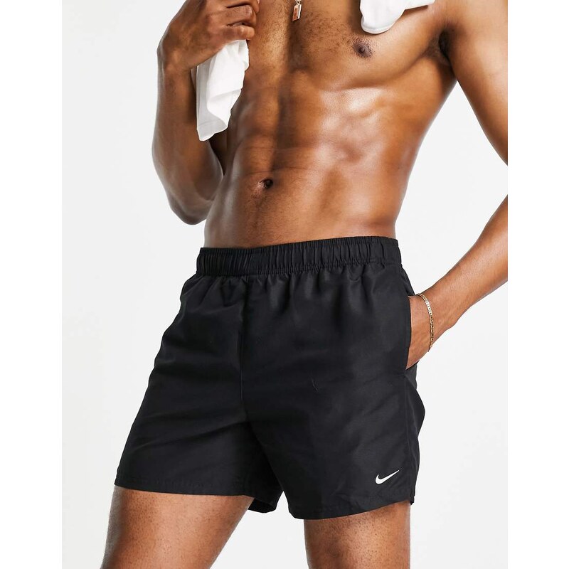Nike Swimming Nike 5 inch Volley swim shorts in black
