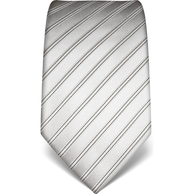 Elegantní kravata Vincenzo Boretti 21992 - stříbrná