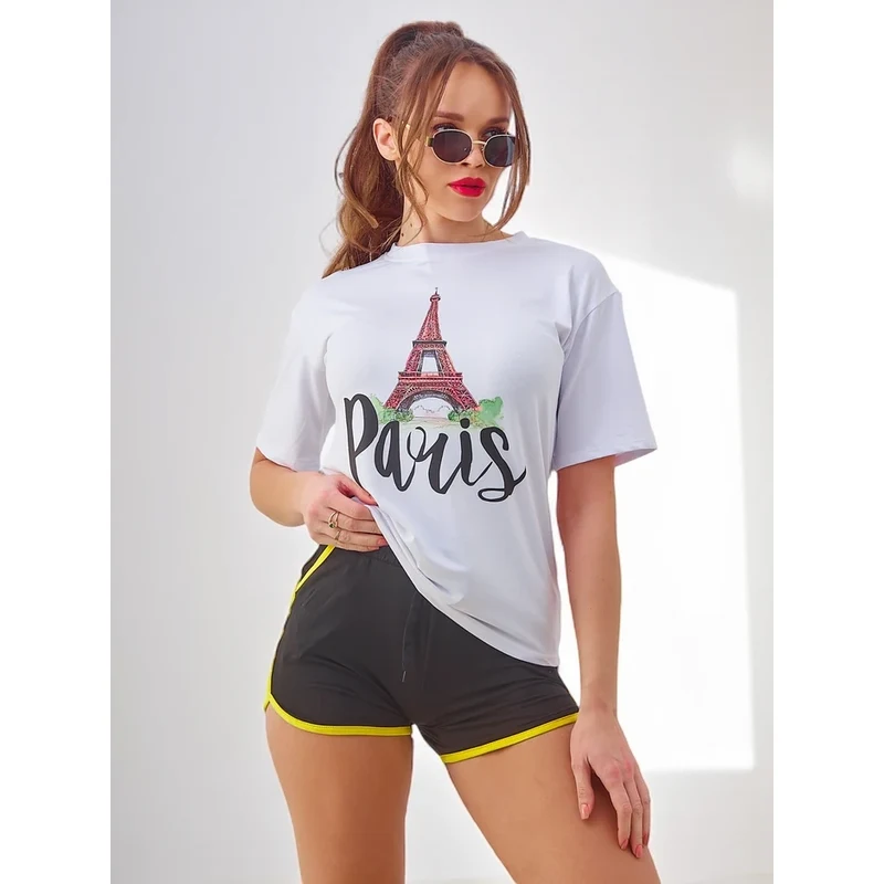 Resti Womens sports set with t-shirt and shorts Paris 108963606