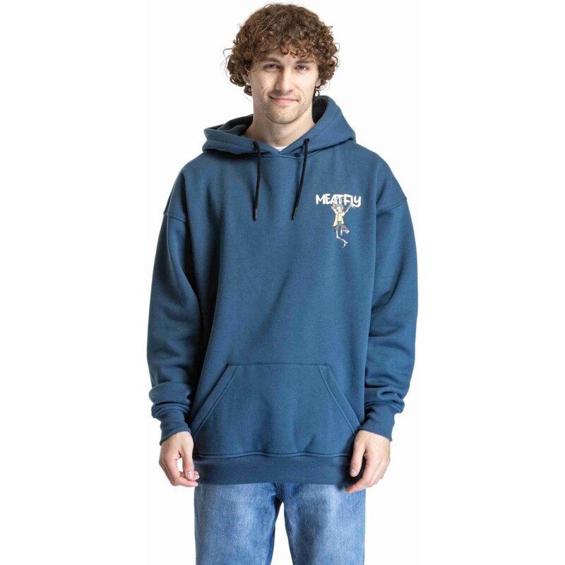 Unisex mikina Meatfly Fry tmavě modrá