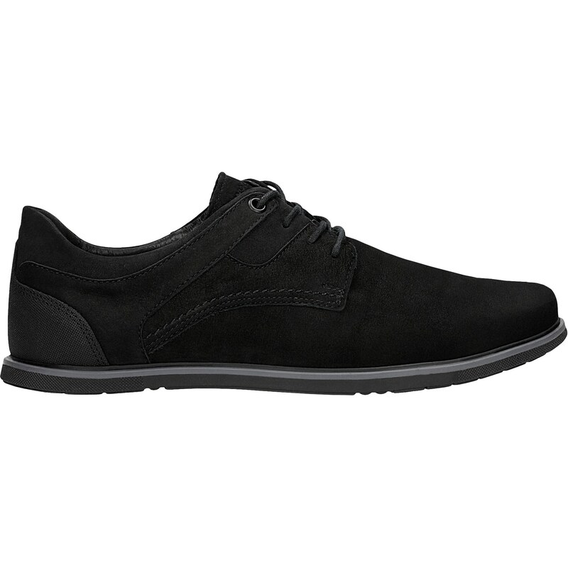 Wojas Černé Pánské Sneakersy Na Ploché Podrážce