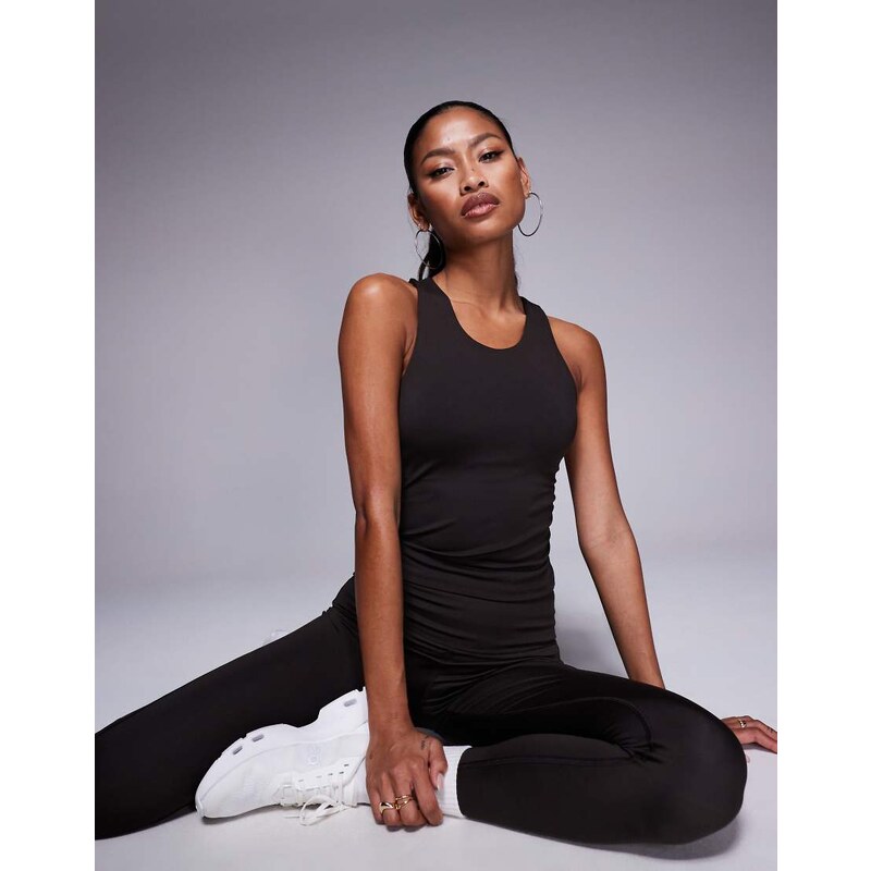 4505 Icon active racer back vest with inner bra and removable padding 115456302