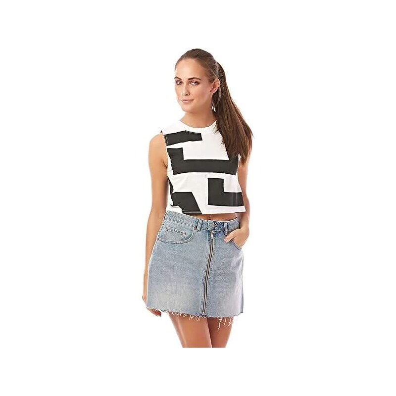 Crop Top Cheap Monday Shield Tank bílá 105642233