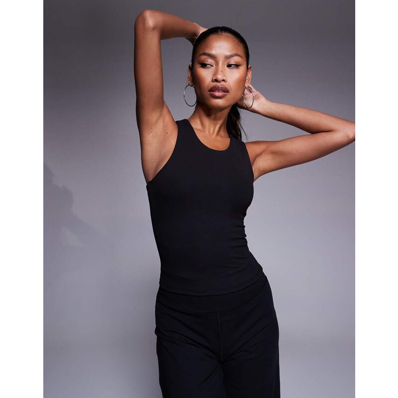 4505 Icon soft touch racer back vest with inner bra and