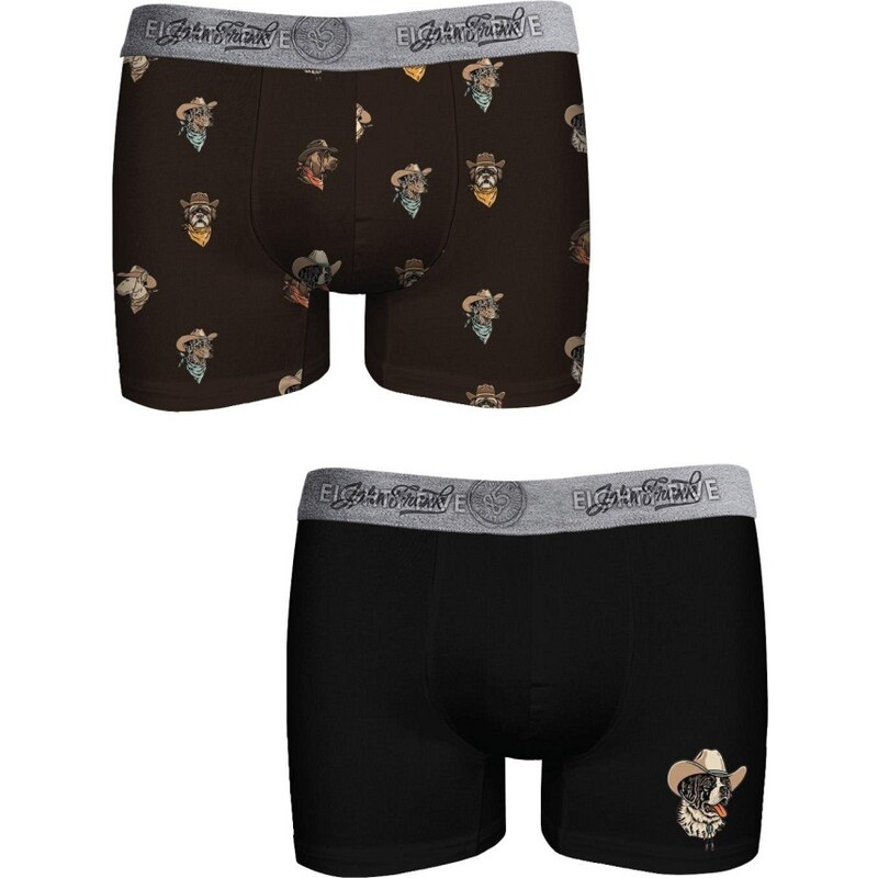 Pánské boxerky John Frank JF2BEF43 2pack