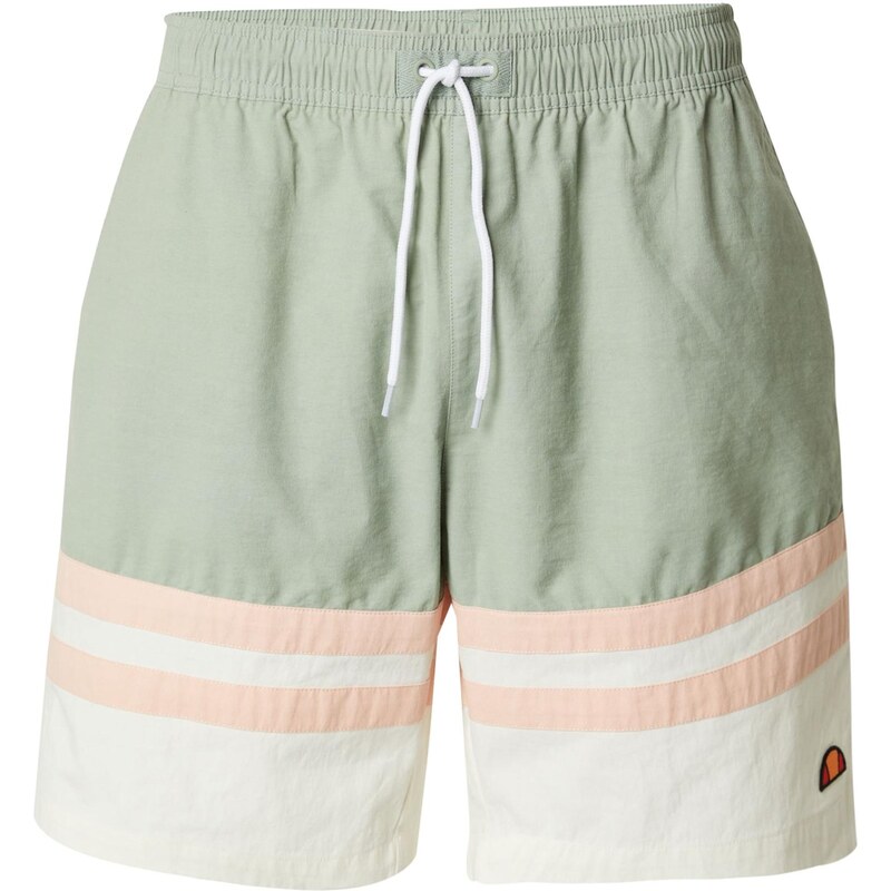 ELLESSE Kalhoty Metuli pastelově zelená / meruňková / bílá