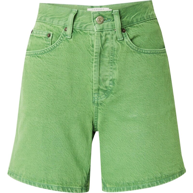 TOPSHOP Džíny Editor zelená 109426078