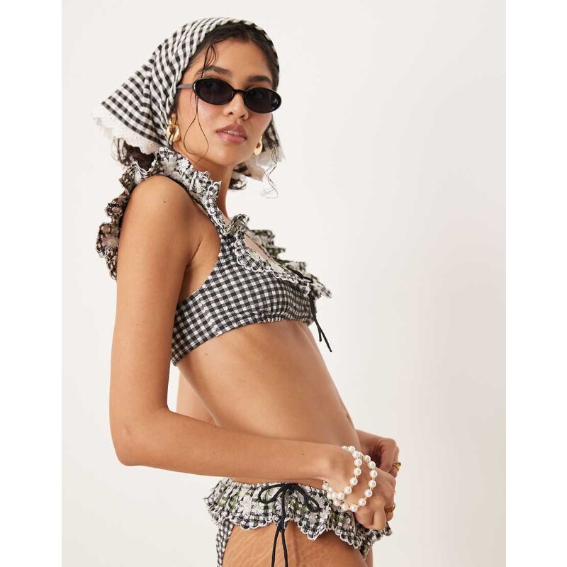 For Love And Lemons For Love & Lemons Daisy Lane Bikini top co-ord in 105661559