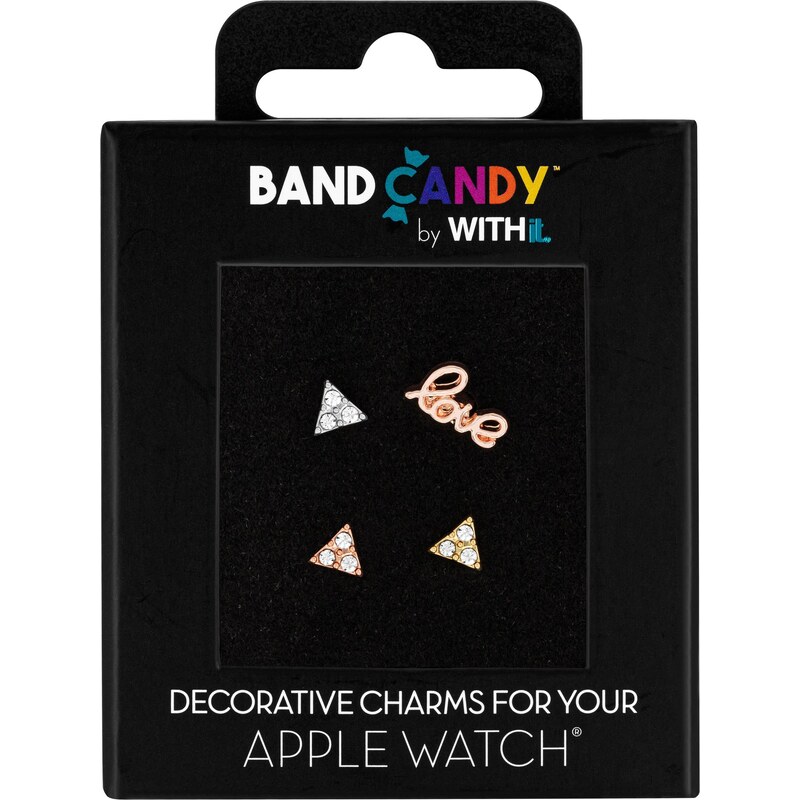 WITHit dámský 4 ozdoby na řemínek Band Candy nápis LOVE a 3 105665916