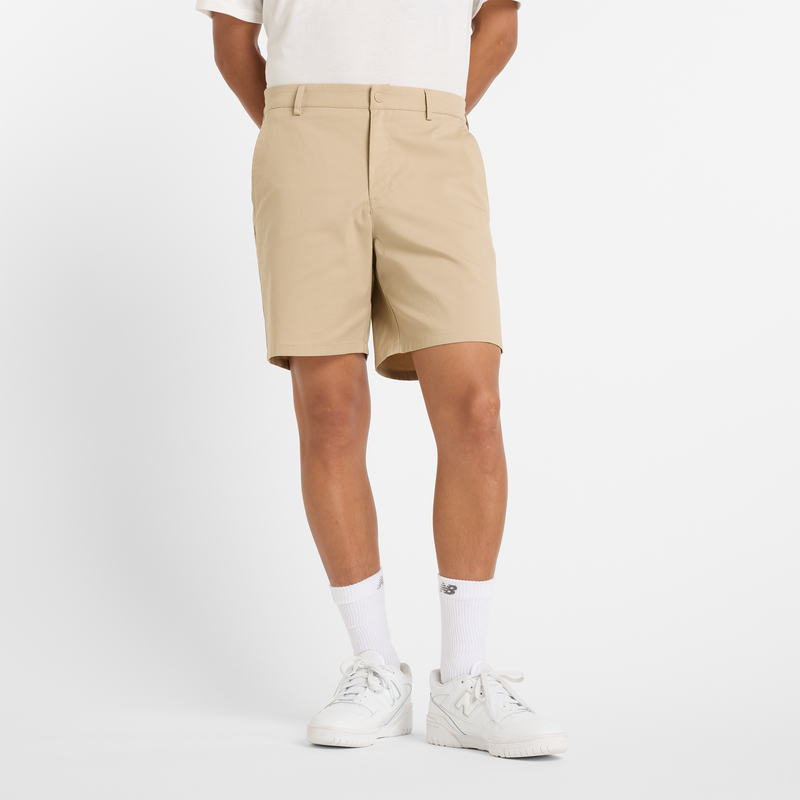 Pánské šortky New Balance MS51583SOT – béžové
