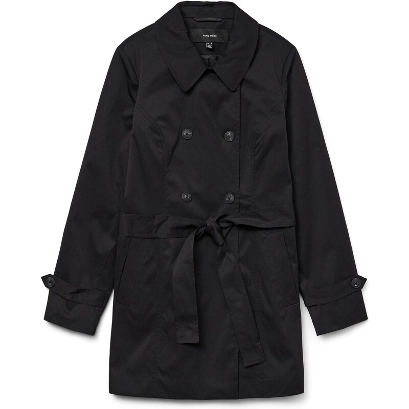 VERO MODA Přechodný kabát VMCHELSEA OLIVIA černá 105476423