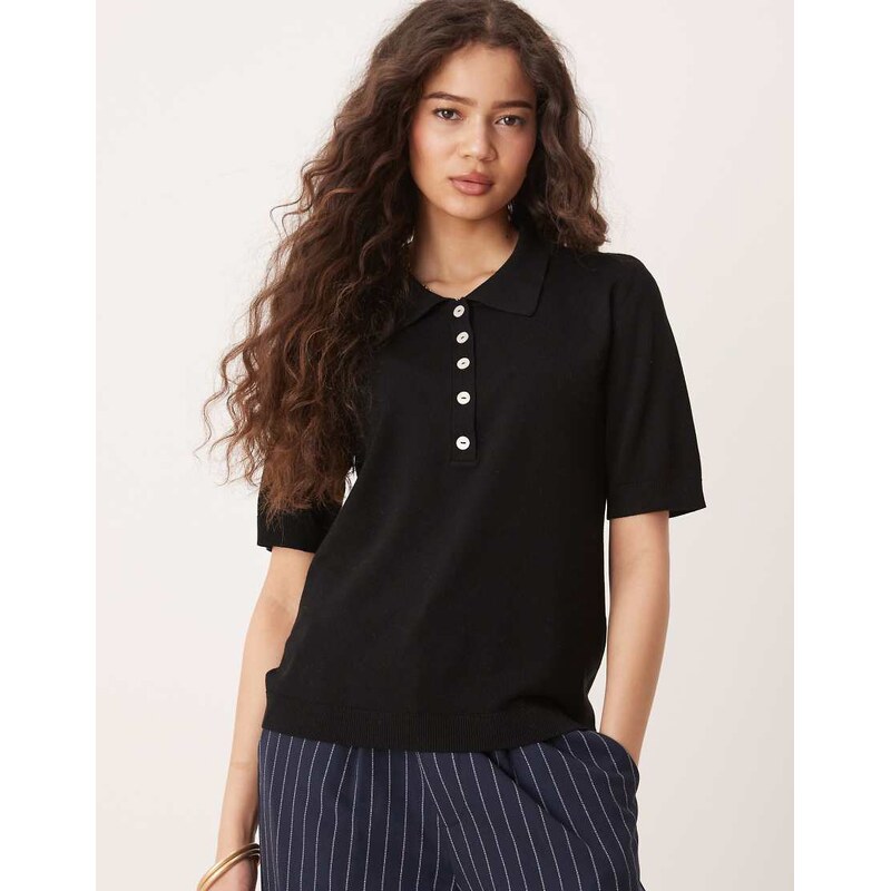 JDY polo in black 105671908