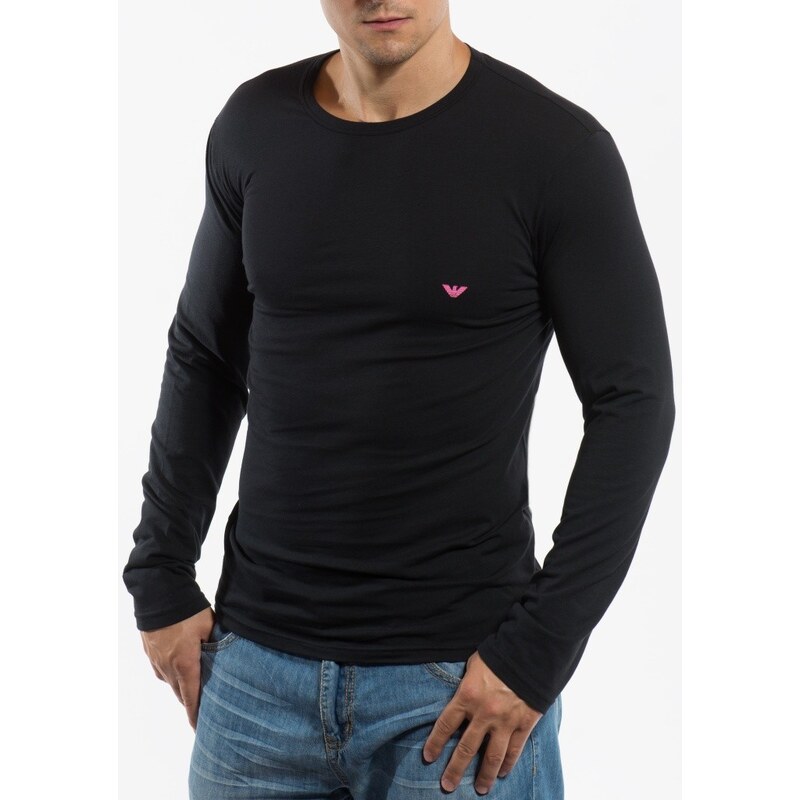 Pánské tričko Emporio Armani 111287 5A717 černá