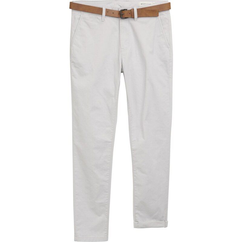 TOM TAILOR DENIM Chino kalhoty bílá