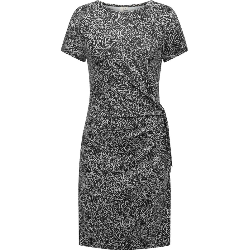 Ragwear Šaty 'Knotta' noční modrá / bílá