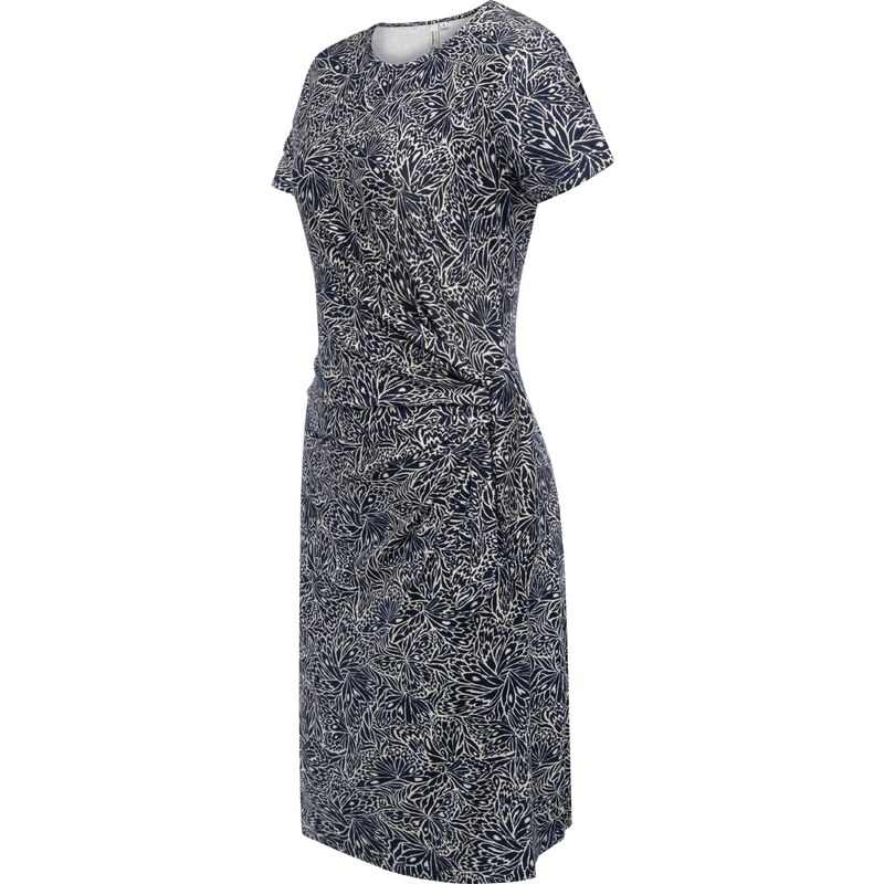 Ragwear Šaty 'Knotta' noční modrá / bílá