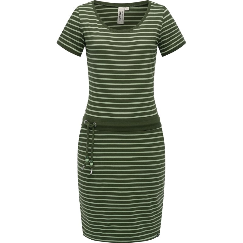 Ragwear Šaty 'Baomi' zelená / olivová / tmavě zelená