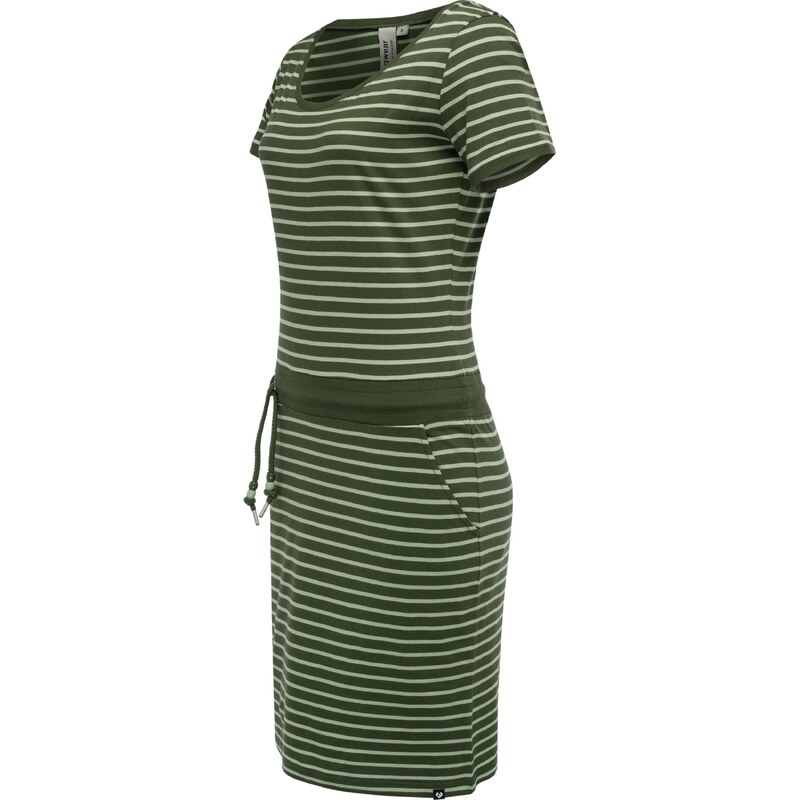 Ragwear Šaty 'Baomi' zelená / olivová / tmavě zelená