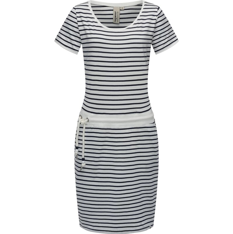 Ragwear Šaty 'Baomi' černá / bílá