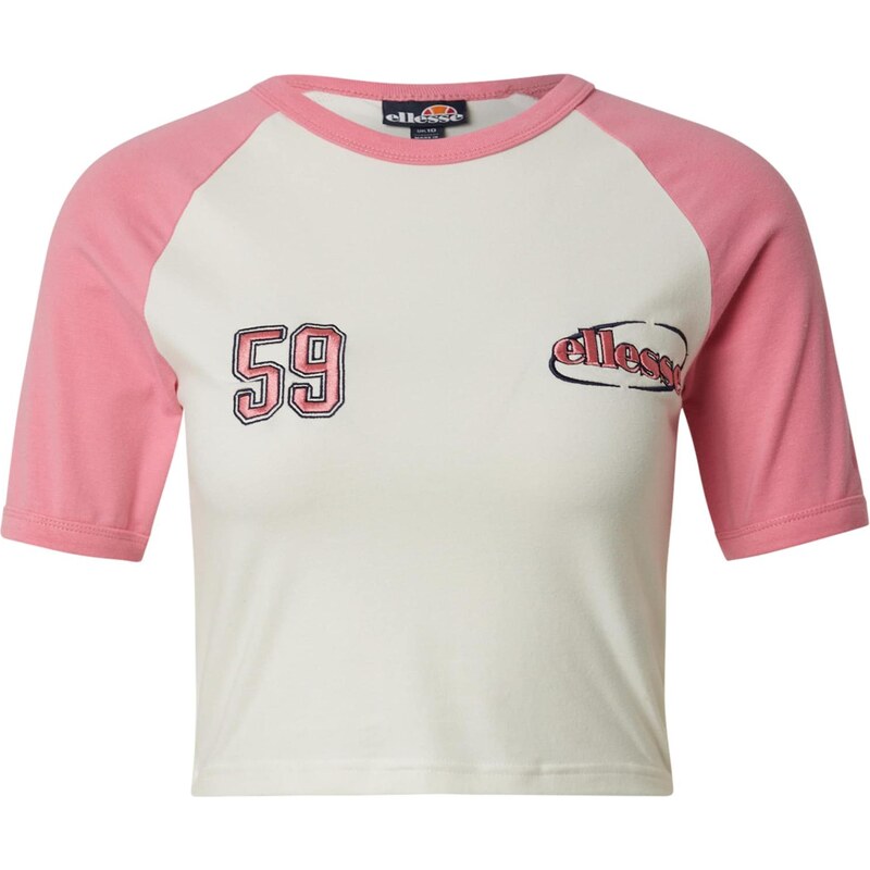 ELLESSE Tričko VAMAVECHE růžová / černá / offwhite