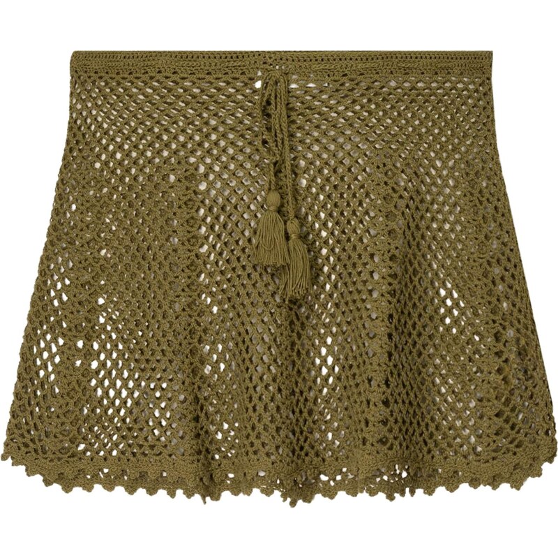 Bershka Sukně olivová