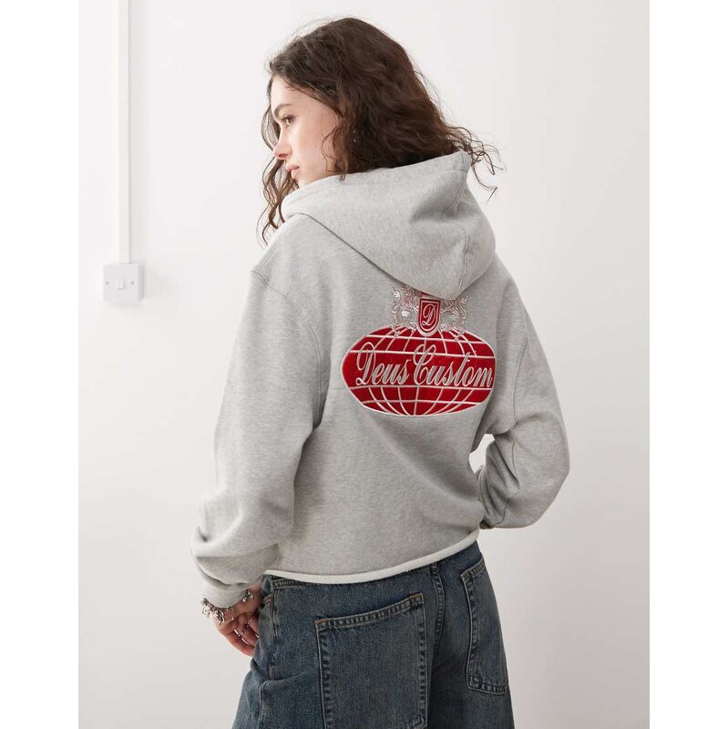 Deus Ex Machina thunder hoodie in grey 105682688