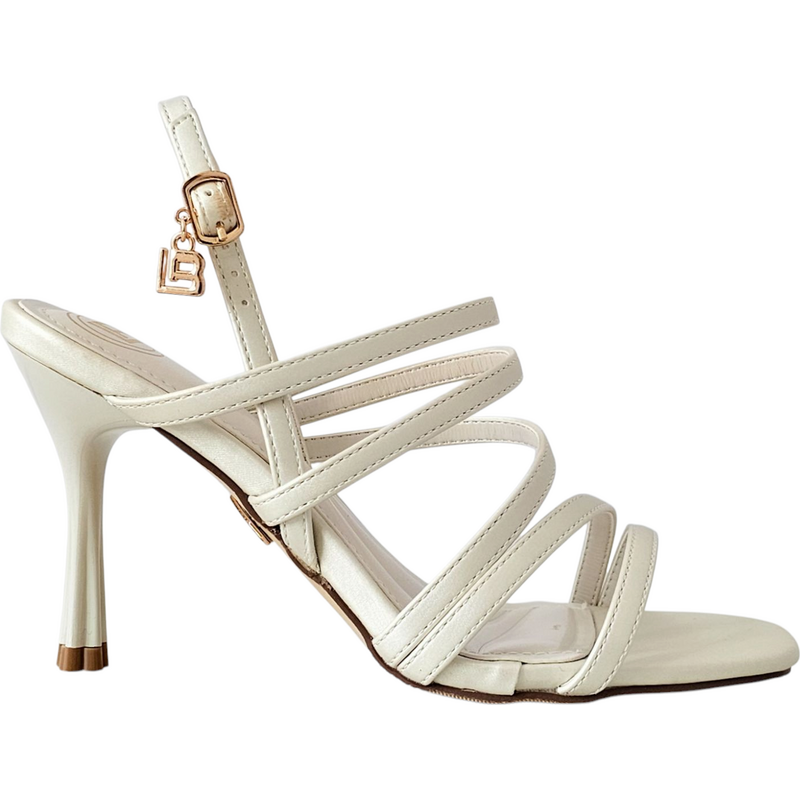 Perleťové páskové sandály Laura Biagiotti Silk Ice 105682891