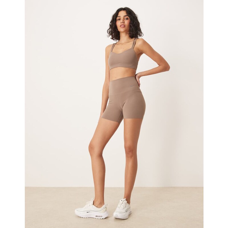 Nike Training Zenvy Dri-FIT soft touch high waisted 5 inch shorts in 105693410