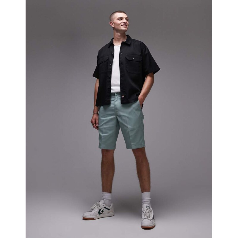 Dickies 874 straight fit work shorts in light green