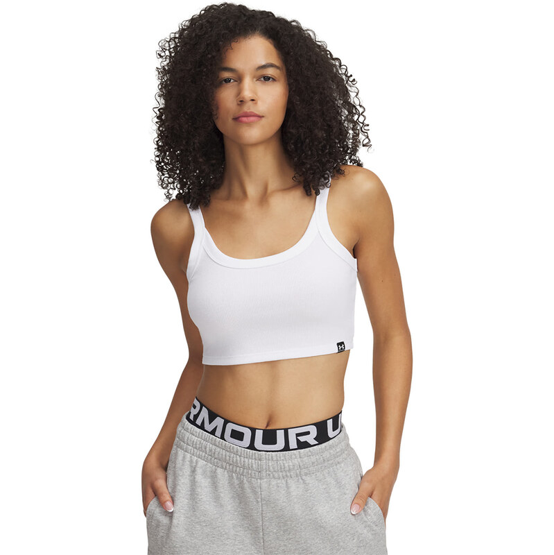 Tílko Under Armour Rival Rib Baby Tank White/ White L 105694048
