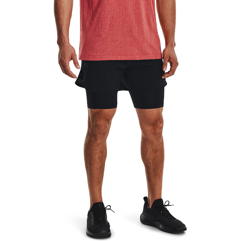 Šortky Under Armour Vanish Elite 2in1 Short Black/ Black XXL
