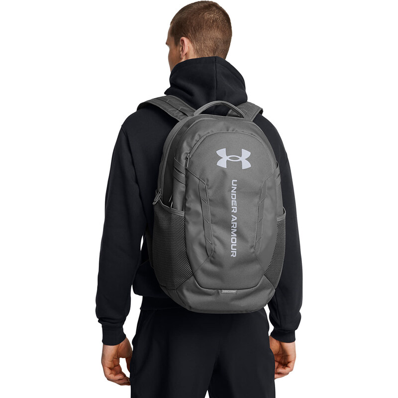 Batoh Under Armour Hustle 6.0 Backpack Castlerock/ Steel