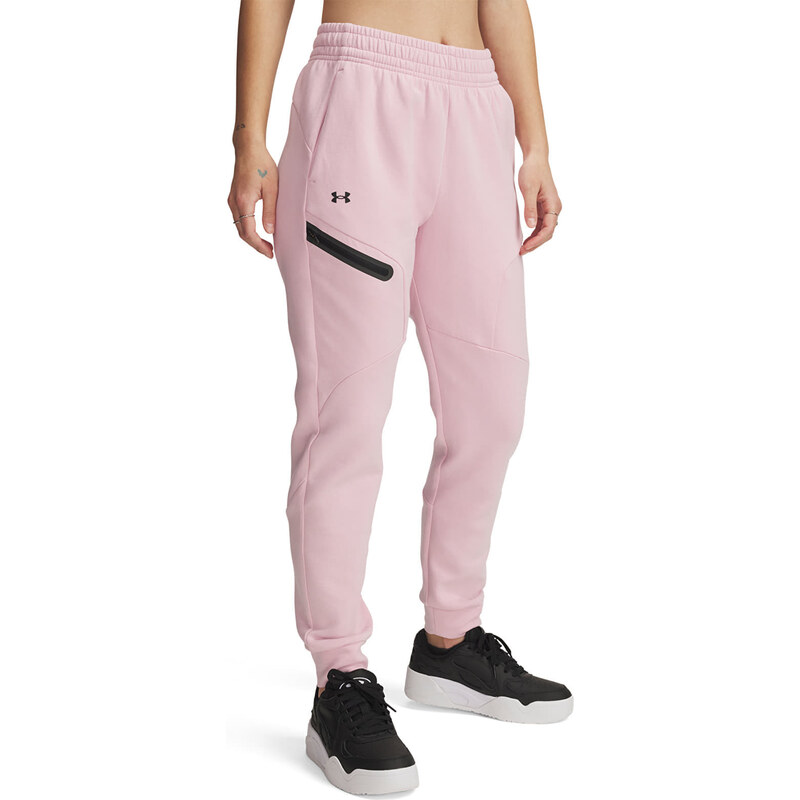 Kalhoty Under Armour Unstoppable Fleece Jogger Prime Pink/ Black M 105694043