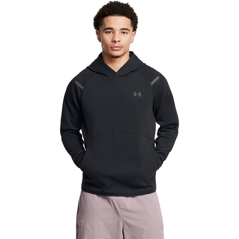 Mikina Under Armour Unstoppable Fleece Hooded EU Black/ Black L