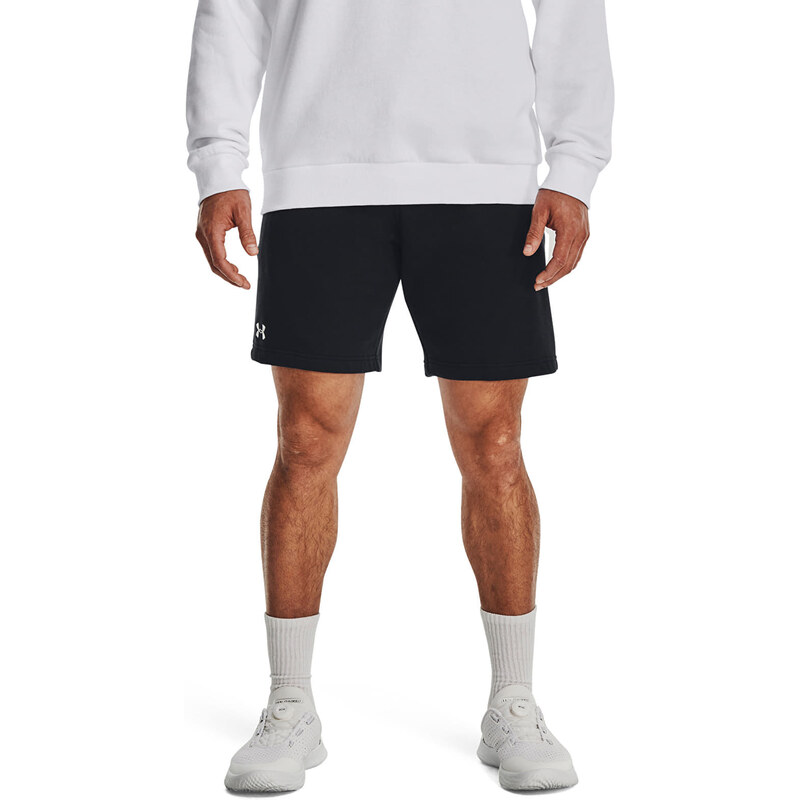 Šortky Under Armour Rival Fleece Shorts Black/ White L