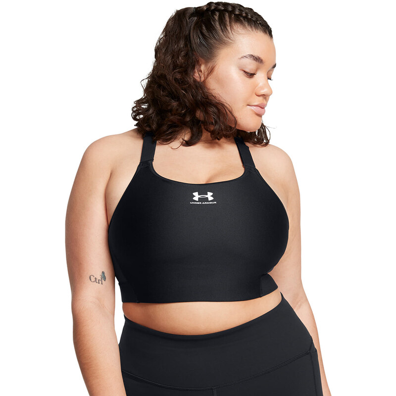 Podprsenka Under Armour HeatGear High Black/ White S