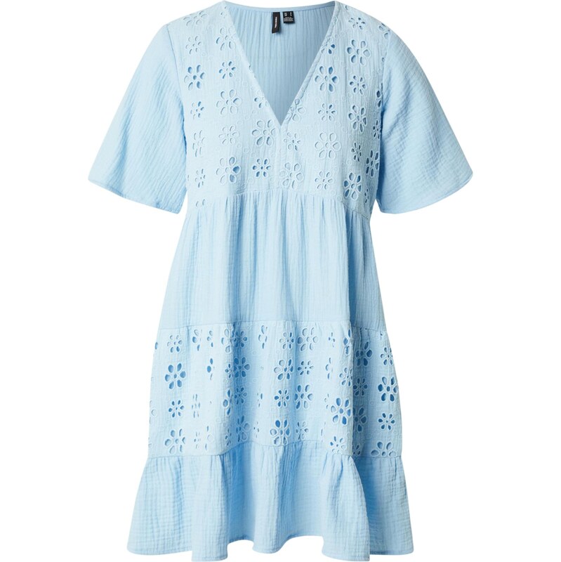 VERO MODA Šaty VMNATALI světlemodrá