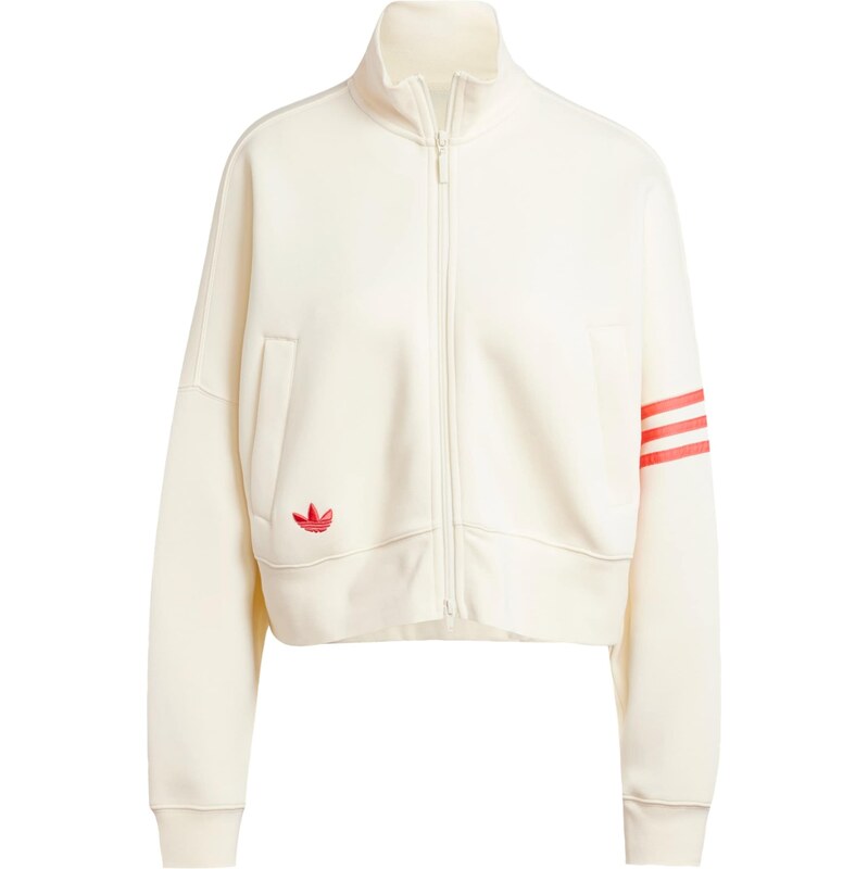 ADIDAS ORIGINALS Mikina Neuclassics krémová / světle červená
